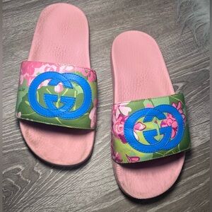 Authentic used Gucci slides